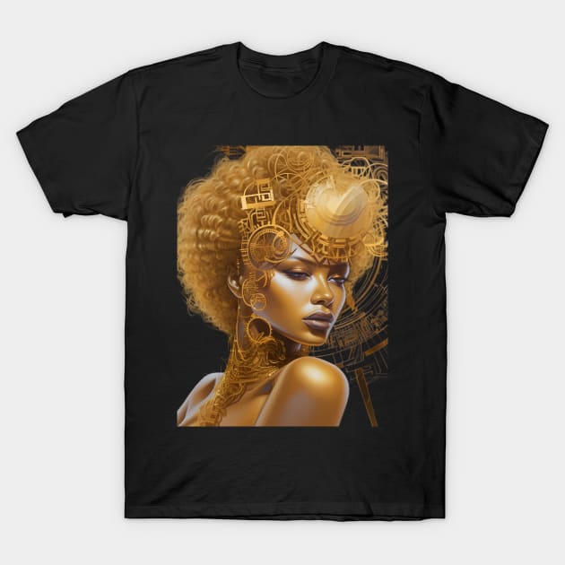 Golden Girl 02 T-Shirt by Mistywisp